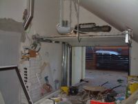 перестройка гаража в кухню